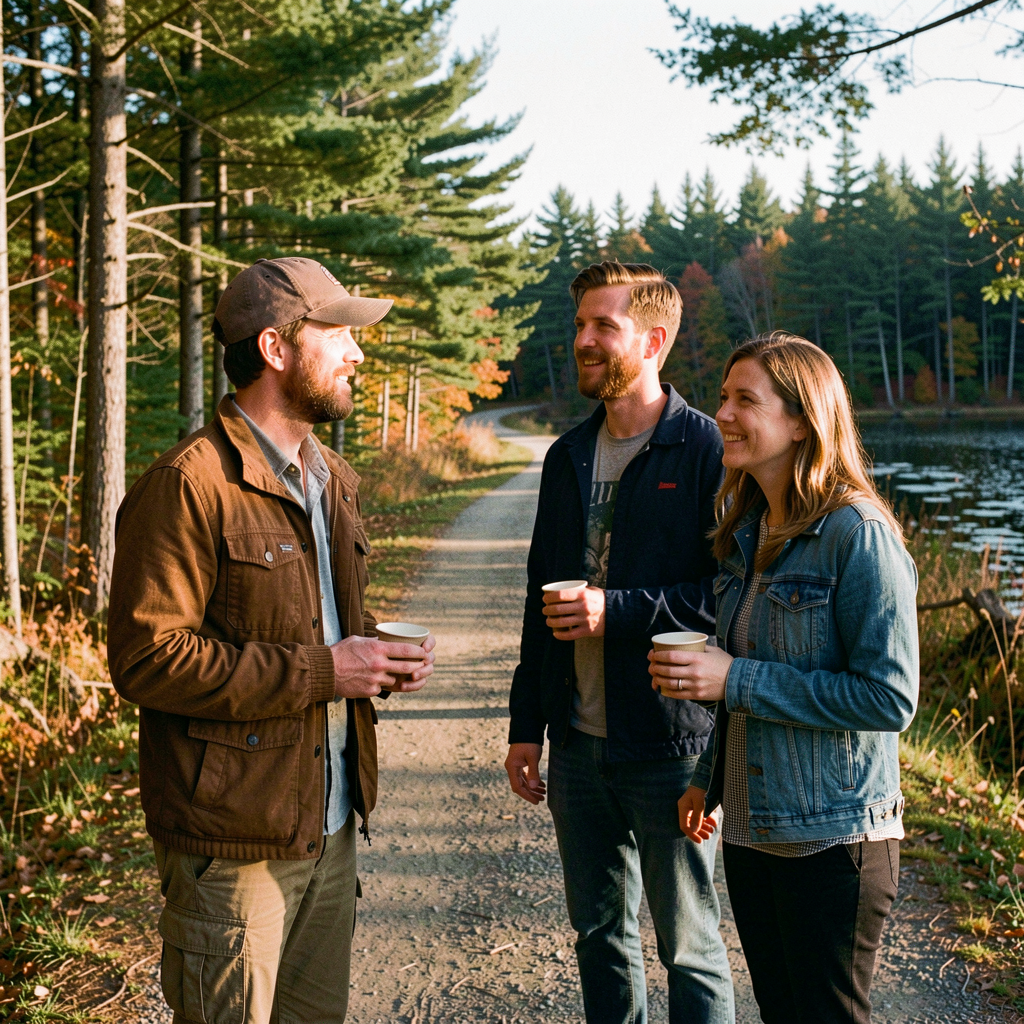 A pair of freelance designers from Portland test the town's broadband capacity for extended stay.