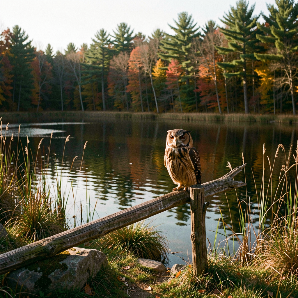 A new guided owl-watching program at Homan's Pond draws 140 participants in its first season, with barred and great horned owls spotted on 90% of outings.